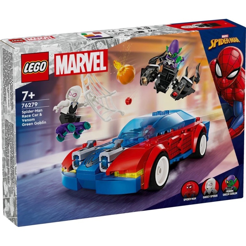 Lego 76279 - Marvel - Auto da Corsa di Spider-Man e Venom Goblin