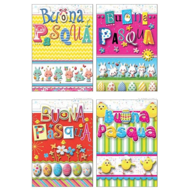 Cecami 20022BP - Biglietti Buona Pasqua Conf.12 pz
