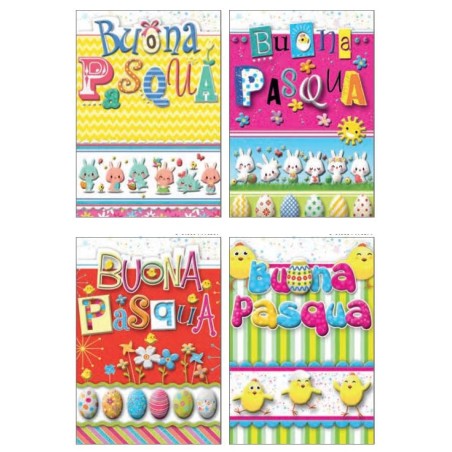 Cecami 20022BP - Biglietti Buona Pasqua Conf.12 pz