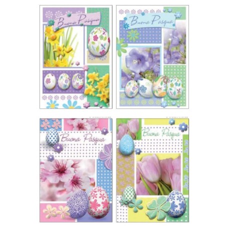 Cecami 20023BP - Biglietti Buona Pasqua Conf.12 pz