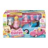 Rstoys 11767 - Mini Evelyn 9cm Auto Cabrio e Accessori