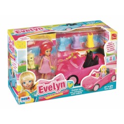 Rstoys 11767 - Mini Evelyn 9cm Auto Cabrio e Accessori