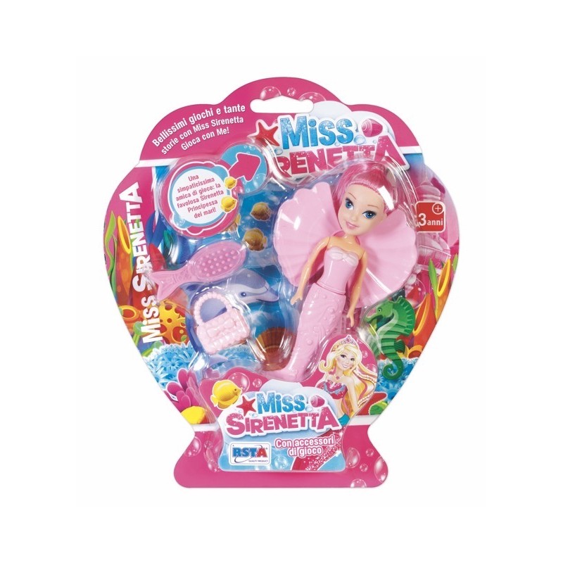 Rstoys 11801 - Blister Miss Sirenetta con Accessori