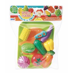 Rstoys 11808 - Blister Set Frutta e Verdura Attacca Stacca