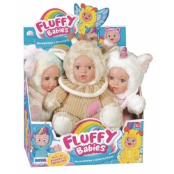 Rstoys 11837 - Bambola Fluffy Babies 3 Ass