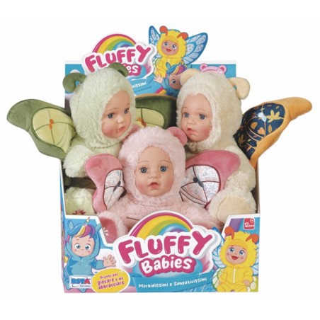 Rstoys 11838 - Bambola Fluffy Babies 3 Ass