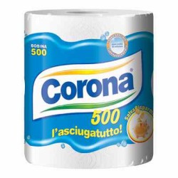 Corona 70045 - Bobina Asciugatutto 500 Strappi