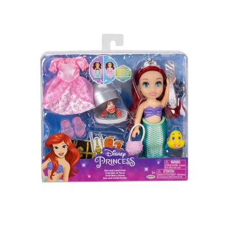 Jakks 23380 - Disney Princess - Ariel Sea to Land con Accessori