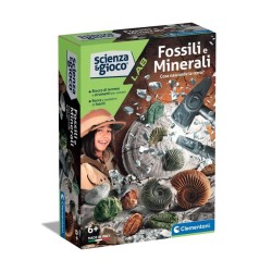 Clementoni 19371 - Scienza & Gioco - Dig Kit - Fossili e Minerale