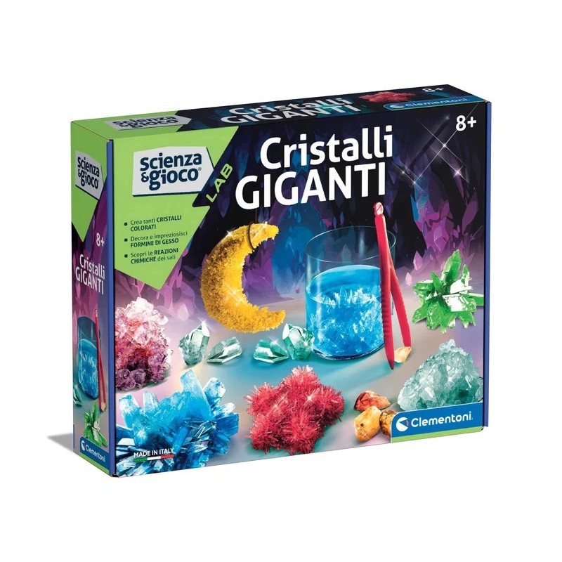 Clementoni 19232 - Scienza & Gioco - Cristalli Giganti