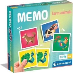 Clementoni 18306 - Memo - Farm Animals