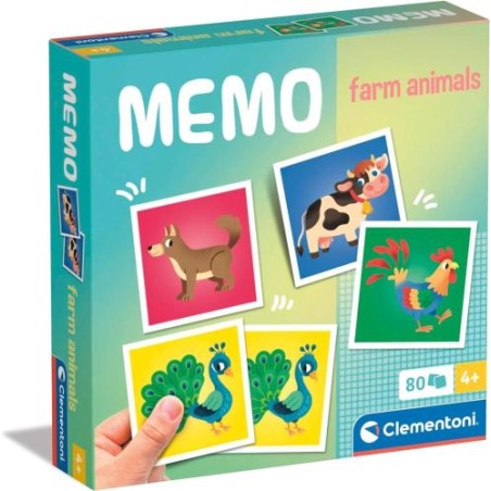 Clementoni 18306 - Memo - Farm Animals