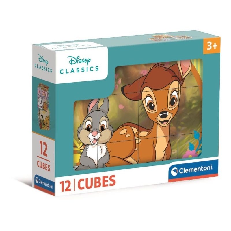 Clementoni 41196 - Disney Classic Cubi da 12 pz