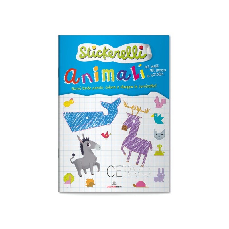 Educational 11535 - Stikerelli - Animali nel Mare nel Bosco e in Fattoria