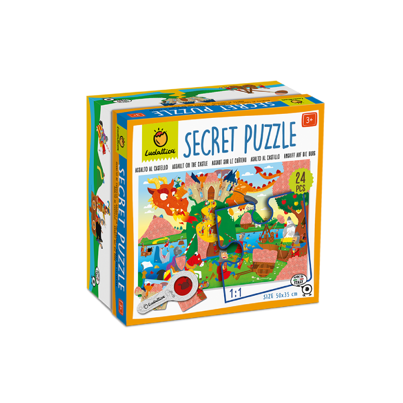 Educational 23171 - Ludattica Secret Puzzle Assalto al Castello