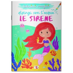 Educational 48300 - Colorini - Dipingi con l'Acqua Le Sirene