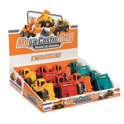 Rstoys 11759 - Escavatrice Cantiere a Frizione Display 8 pz