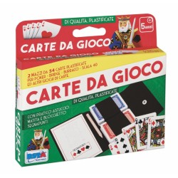 Rstoys 11872 - Carte da Gioco Set 2 Mazzi con Blocchetto e Matita