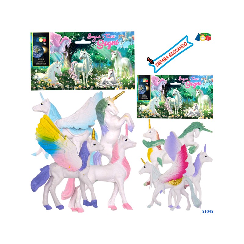 Ginmar 51045 - Busta Unicorni e Pegaso Segui i Tuoi Sogni