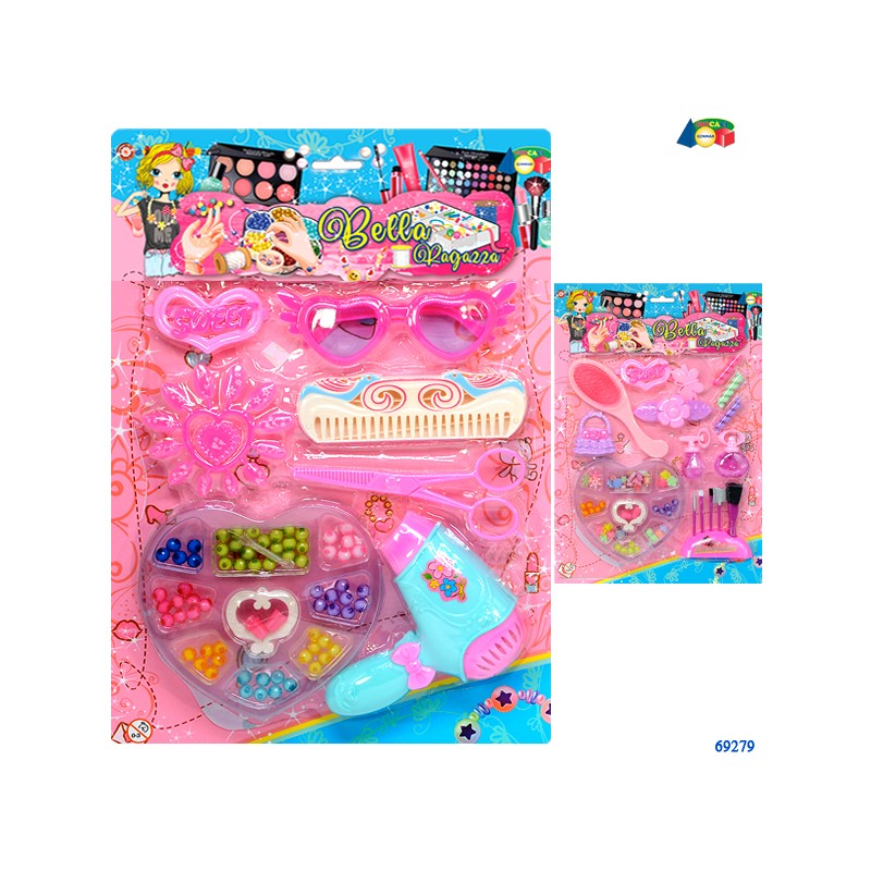 Ginmar 69279 - Blister Set Bellezza Phon Occhiali e Accessori