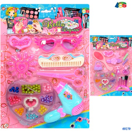 Ginmar 69279 - Blister Set Bellezza Phon Occhiali e Accessori