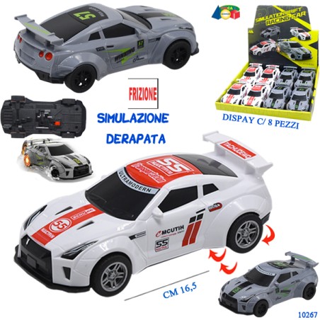 Ginmar 10267 - Auto Sport Frizione con Derapata Display 8 pz