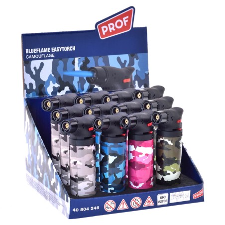 Prof 6958 - Accendini Turbo Easytorch Camouflage Conf.12 pz