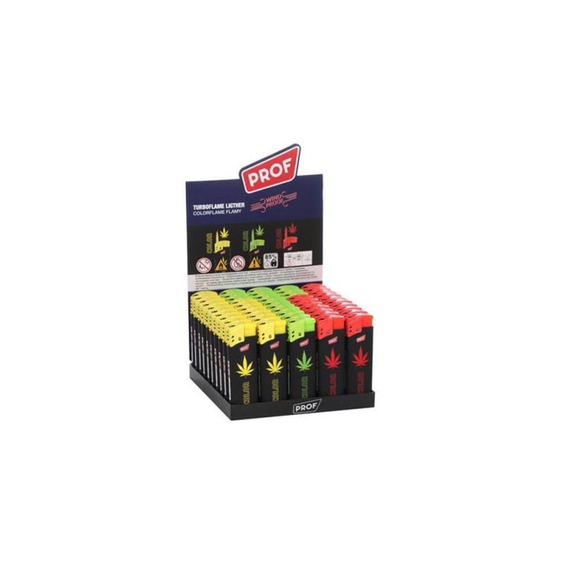 Prof 9526 - Accendini Turbo Leaves Colorflame Conf.50 pz
