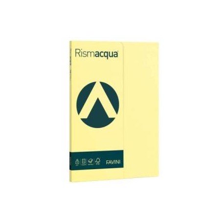 Favini 7 - Rismacqua - Fogli Carta A4 90 g/mq 100 Fogli Giallo Chiaro