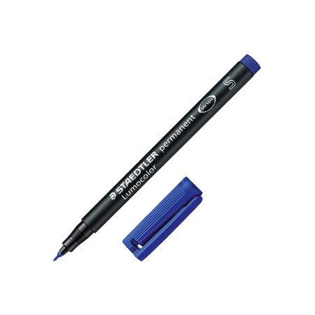 Staedtler 313-3 - Lumocolor Permanent Blu S Conf. 10 pz