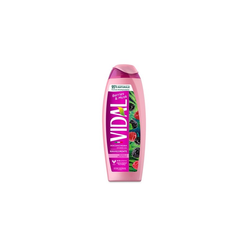 Vidal 5607 - Docciaschiuma Rinvigorente Mora e Muschio 250ml