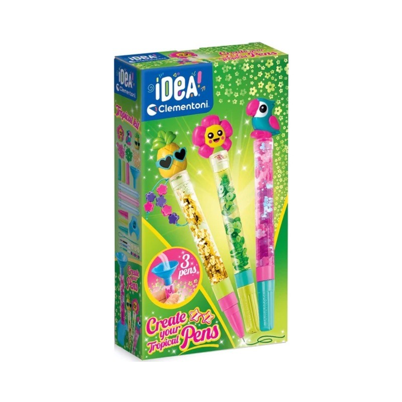Clementoni 18790 - Idea - Crea le Tue Penne Tropical