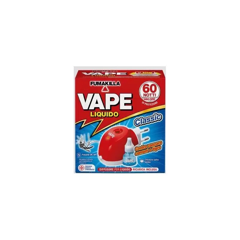 Vape 2213 - Diffusore Classic Liquido con Ricarica 60 notti