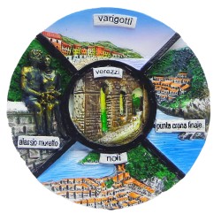 Fratelli Pesce 8607 - Magnete Piatto Liguria Ponente Conf.12 pz