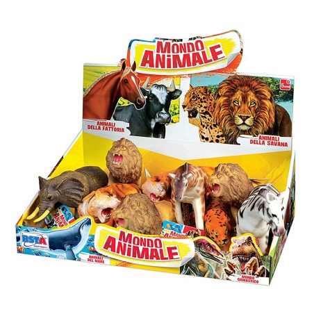 Rstoys 11322 - Animali Selvaggi Display 9 pz