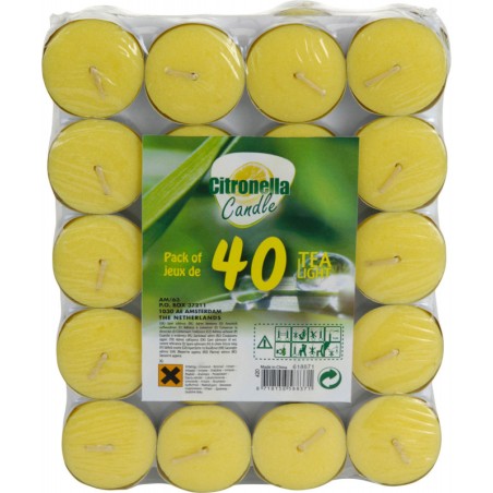 Koopman 1830 - Tealight Citronella Conf.40 pz