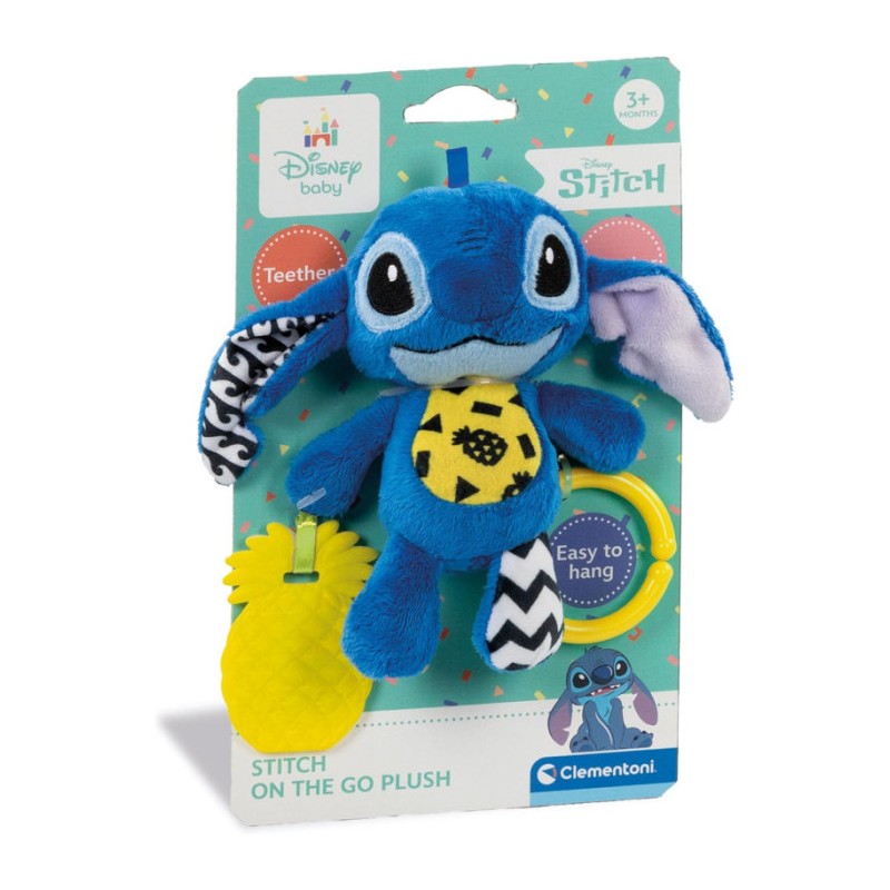 Clementoni 17919 - Disney Baby - Stitch Sonaglino Multisensoriale