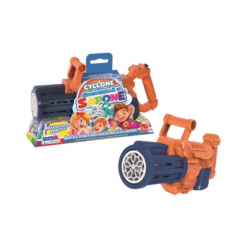 Rstoys 11828 - Pistola Cyclone Spara Bolle di Sapone