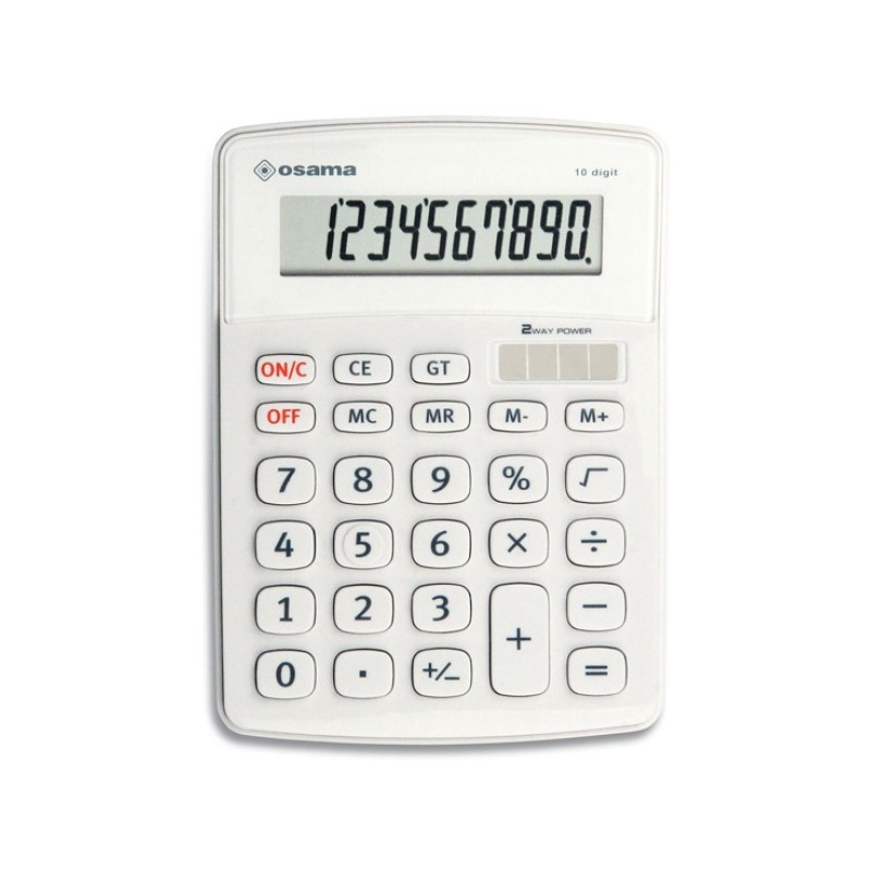 Osama 502 - Calcolatrice da Tavolo 10 Cifre