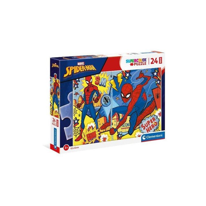 Clementoni 24216 - Puzzle 24 Maxi - Spider Man