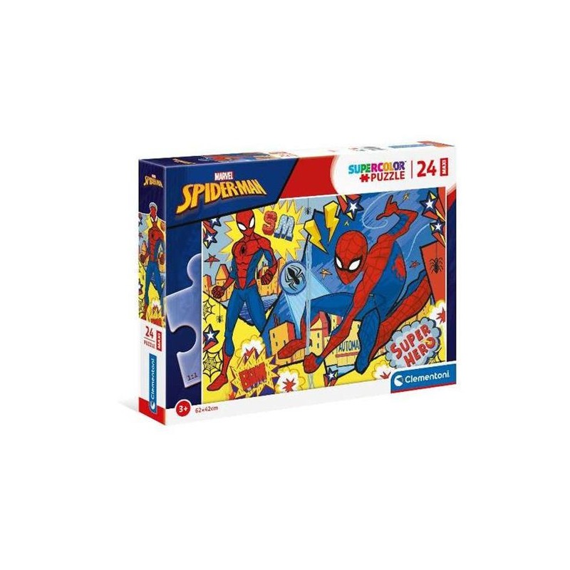 Clementoni 24216 - Puzzle 24 Pezzi Maxi - Spider Man