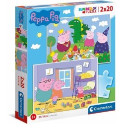 Clementoni 24778 - Puzzle 2X20 - Peppa Pig