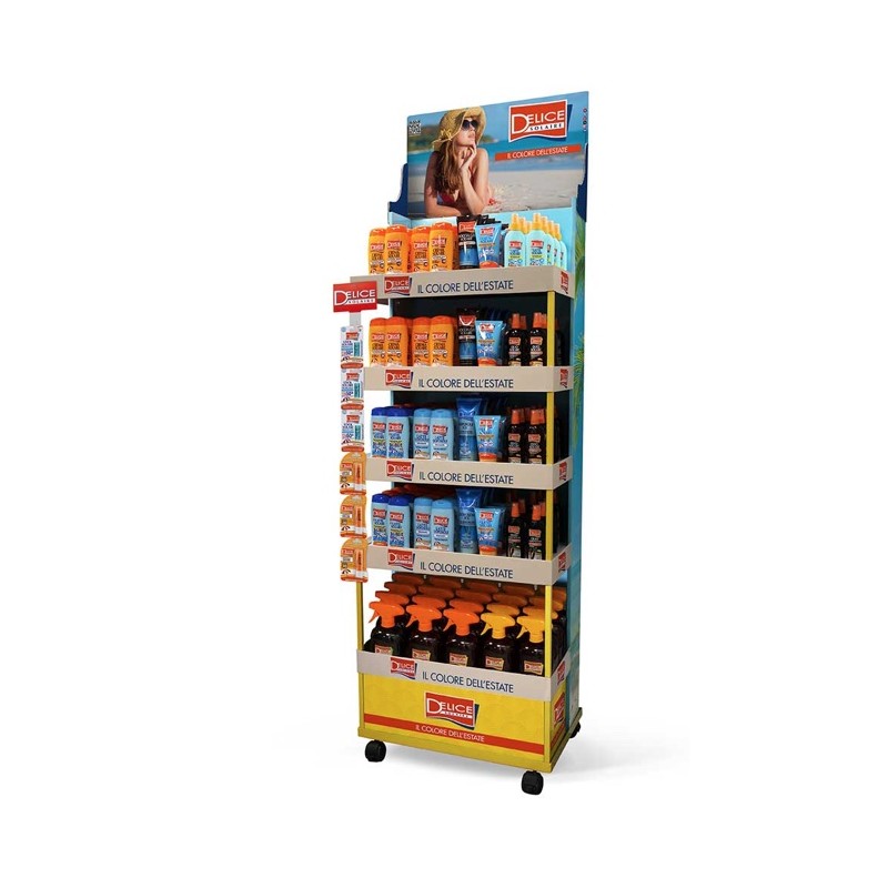 Delice 90680 - Espositore Solari Delice 210 pz con Rotelle