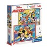 Clementoni 24791 - Puzzle 2 x 20 Pezzi - Mickey