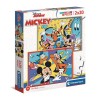 Clementoni 24791 - Puzzle 2X20 - Mickey