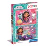Clementoni 24802 - Puzzle 2 x 20 Pezzi - Gabby's Dollhouse