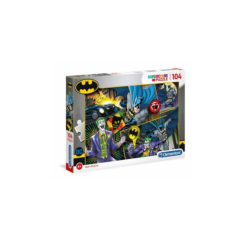 Clementoni 25708 - Puzzle 104 Pezzi - Batman