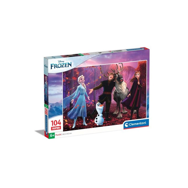 Clementoni 25771 - Puzzle 104 Super - Frozen