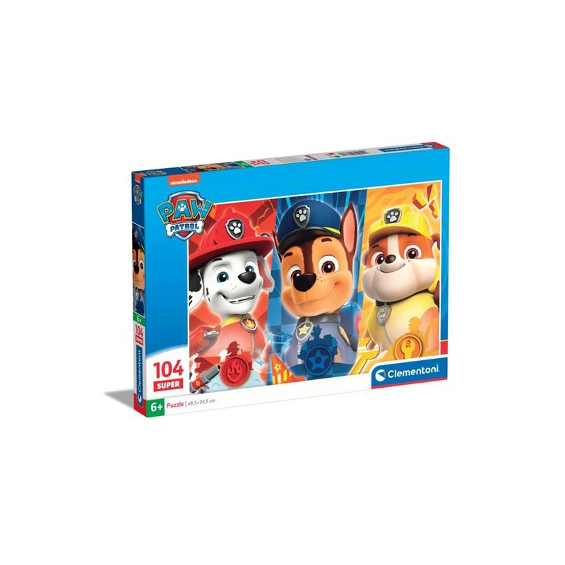 Clementoni 25780 - Puzzle 104 Pezzi - Paw Patrol
