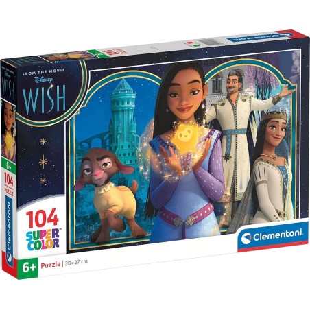 Clementoni 27148 - Puzzle 104 Pezzi - Wish Disney